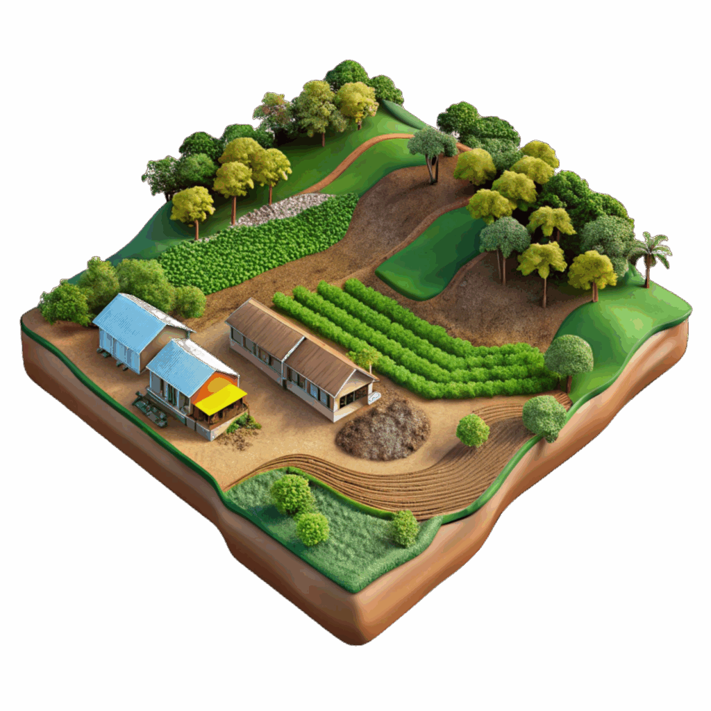 vecteezy wonderful classic aerial view of agricultural landscape 57882236